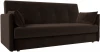 117862 Диван-книжка Лига-018 (Коричневый/Микровельвет) Лига Диванов арт.117862