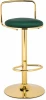 15679 Барный стул Woodville Lusia green / gold