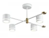 FL71527 Потолочная люстра на штанге белый/золото GX53/4 Ambrella Style GX53 FL71527