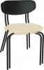 7229537209 Штабелируемый стул Sheffilton SHT-S85М-2 черный/бежевый/черный муар