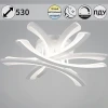 94090-0.3-06A WH Потолочная люстра светодиодная на штанге с пультом Reluce 94090-0.3-06A WH