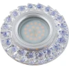 DLS-L120 GU5.3 CHROME/CLEAR+PURPLE Встраиваемый точечный светильник Fametto Luciole DLS-L120 GU5.3 CHROME/CLEAR+PURPLE