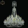 11.11.24+12+6.460v.2d.XL-167.Gd.Sp Подвесная люстра с хрустальными подвесками Art Classic 11.11 11.11.24+12+6.460v.2d.XL-167.Gd.Sp