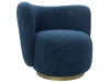131006 Кресло Лига-072 (Фанера//Велюр/Синий) Лига Диванов 131006