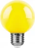 25904 Лампочка светодиодная E27 3W 220V шар желтая Feron 25904