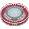 DLS-P104 GU5.3 CHROME/RED Встраиваемый точечный светильник Fametto Peonia DLS-P104 GU5.3 CHROME/RED