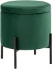 УТ000035892 Пуф Грейс с ящиком велюр зелёный УТ000035892