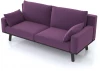 19659 Диван Arsko прямой Колин венге велюр фиолетовый