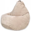 5012021 Кресло мешок Dreambag Груша Бежевый Микровельвет (XL, Классический) 5012021