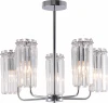 1063-305 Потолочная люстра на штанге Rivoli Ifa 1063-305 5хЕ14 40 Вт хрусталь