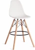 24550 Стул барный Cindy Bar Chair (mod. 80-1) / 2 шт. в упаковке (Бук,Металл,Пластик/Белый,Серый) Tetchair арт.24550