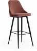 14348 Стул барный KISH (mod. 714) Tetchair (Коралловый,Черный).