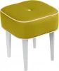 434031 Табурет Handy SQ ОГОГО (арт.434031), (Ткань,Экокожа/Желтый)