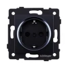 REA-002BK Розетка штепсельная SCHUKO 16A/250 В черный Kollinger REA-002BK для Aspekt, Eleganz, Reflex