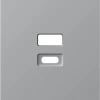 DE28640 Накладка для розеток USB, матовый серый Donel A07 DE28640