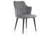 15028 Обеденный стул на металлокаркасе Woodville Velen light gray 15028