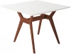 400330163h_бел Стол R-Home Нарвик 960*960 Белый Темный орех