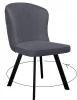 00-00062931 Стул 219 поворотный, B28 ANTRACITE, ножки черные Dikline 00-00062931