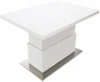 1513902504 Стол-трансформер Левмар Slide D78/S95 белый/ опоры сатинированная сталь