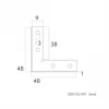 2203-CL-001 Коннектор угловой Favourite Practica 2203-CL-001