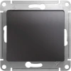 GSL001311 Выключатель встраиваемый одноклавишный (графит) Systeme Electric Glossa GSL001311