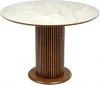 RF 0746 Стол Bloom диам. 105 см, Кварцит, орех Bradex Home (арт.RF 0746)