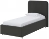 1915579 PROxSON Кровать Олаф (Ткань: Велюр Forest 520 Темно-серый) 80x200