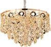5265+6/C gold Подвесная люстра хрустальная Newport 5260 5265+6/C gold (220V, на цепи)