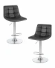 LM-5017-N_CH-M_EL-black Набор 2 шт стул барный DOBRIN TAILOR (чёрный)