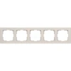WL04-Frame-05-ivory Рамка на 5 постов Werkel Stark, слоновая кость