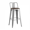  Барный стул Tolix со спинкой