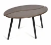 14413 Стол журнальный COFFEE Браун (ножки черные) (МДФ/дерево)
