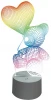 ULI-M503 RGB/3AAA LOVEBEAR/WHITE Интерьерная настольная лампа Uniel ULI-M503 RGB/3AAA LOVEBEAR/WHITE