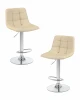 LM-5017-N_CH-M_EL-cream Набор 2 шт стул барный DOBRIN TAILOR (кремовый)