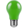 25922 Лампочка светодиодная E27 3W 220V шар зеленая Feron 25922