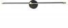 10289/1LED Black Настенный светодиодный светильник Escada Focus 10289/1LED Black 10Вт, металл/силикон, чёрный/золото (220V)