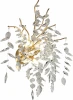 APL.847.01.03 Бра Aployt Gertunia APL.847.01.03 (220V, хрусталь, подвески, листья, ветки)