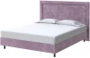 2025045 PROxSON Кровать London Boxspring Standart (Ткань: Велюр Лофти Слива) 140x200