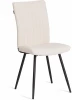 24793 Стул обеденный Monte Carlo Tetchair (Флок/Молочный,Черный) арт.24793