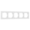 W0052401 Рамка на 5 постов Hammer (белый) Werkel W0052401 (a052529)