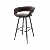 102350 Комплект Стул полубарный Барни Р 700, Черный/Коричневый люкс Б29 , МАМАДОМА 102350