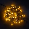 LL75ABL-1-2Y Гирлянда Нить 10м Желтая с Мерцанием Каждого Диода 220В, 75 LED, Провод Черный Каучук, IP65