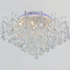 04024-0.3-07 WH+SILVER PN+RGB Потолочная люстра RGB хрустальная с пультом Reluce 04024-0.3-07 WH+SILVER PN+RGB (220V)