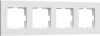 W0042961 Рамка на 4 поста (белый софт) Werkel W0042961 (a062797)