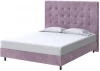 2027409 PROxSON Кровать Madrid Boxspring Standart (Ткань: Велюр Лофти Слива) 90x200