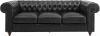 329636 Диван Chester Classic ОГОГО (арт.329636), (Кожа/Черный)