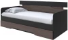 2019964 Без бренда Кровать-Софа Milton (ЛДСП Черный/Ясень Шимо Темный) 120x200
