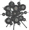 A8312LT-6CC Интерьерная настольная лампа Arte Lamp Molecule A8312LT-6CC
