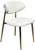 ART2969-MK.casa Стул обеденный IST-CASA Оскар ART2969-MK, молочный/глянцевое золото