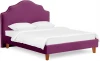 663251 Кровать Queen II Victoria L 1600 ОГОГО (арт.663251), (Ткань/Розовый)